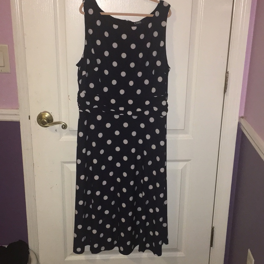 Chaps navy dress
